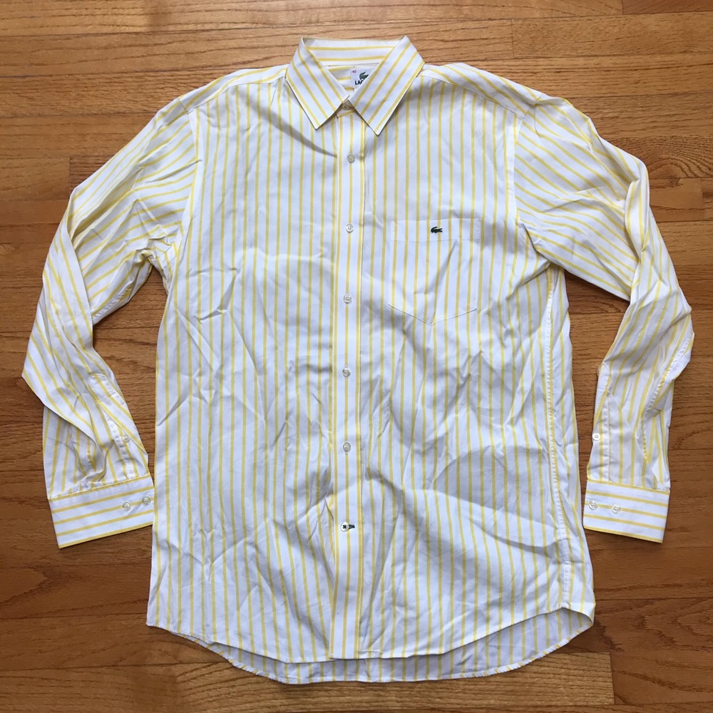 Lacoste Striped Button Down Shirt